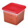 Cambro Camsquare deksel voor voedseldoos rood