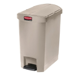 Rubbermaid Slim Jim End Step Pedaalemmer 30l Beige