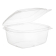 Vegware composteerbare PLA voedseldozen met scharnierdeksel 47,3cl (300 stuks)