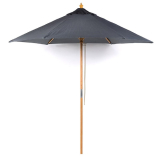 Bolero Cheltenham Ronde Parasol 2,5m Grijs