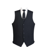 Herengilet 5 Knopen Zwart S