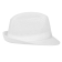 Trilby hoed met haarnetje wit M