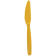 Olympia Kristallon mes 18cm geel (12 stuks)