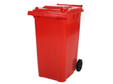 Saro 2 Wiel Grote Afvalcontainer Model Mgb 80 RO - Rood