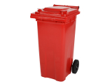 Saro 2 Wiel Grote Afvalcontainer Model Mgb 120 RO - Rood