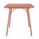 Bolero Terracotta vierkante stalen lattentafel - 700 mm