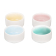 Olympia Fondant dipschaaltjes aqua blauw 70mm (12 stuks)