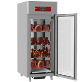 Rijpingskast Dry Aging Voor Vlees 850 Liter Geventileerd, 1 Glazen Deur 20x GN 2/1