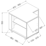 Neutrale achterhoek - open 90 °