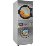 Wasmachine Met Super Centrifuge 18 kg (el) + Rotatieve Droogkast 18 kg (el) Touch Screen