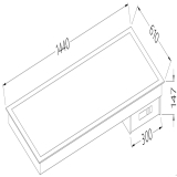 Vitrokeramisch Element Wit 4x GN 1/1