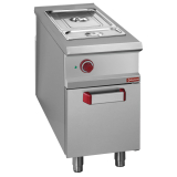 Elektrische Bain-marie 4x GN 1/3, op Kast - Pass-through