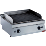 Gas Lavasteengrill, Rooster in Gietijzer 1 Mod. -top-