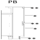 Kit Decoratieve Fronton Neutrale Toonbank Met Dienstentablet, Houten Paneel, Plint en Lijstwerk