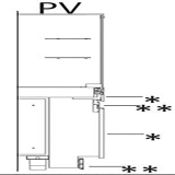 Decoratieve Fronton-kit Vitrine Toonbank, Houten Paneel, Plint en Lijstwerk