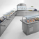 Bain-marie element op warmkast 2x GN 1/1