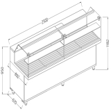 Snack Vitrine Voor Brood_lage Ruiten