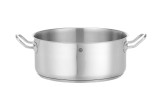 Kookpan Laag - Zonder Deksel, Hendi, Kitchen Line, 7,3l, ⌀280x(h)120mm