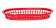 Serveermanden fastfoodstijl, HENDI, Rood, 6 st., 275x175x(H)38mm