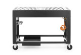 Gasbarbecue Tampa, Hendi, Zwart, 10kw, 1260x580x(h)900mm