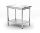 Centrale Werktafel Met Een Schap Budget Line – Geschroefd, Diepte: 600 Mm, Hendi, Budget Line, 800x600x(h)850mm