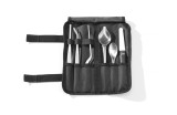 Chef Opmaak Set, 6 Stuks, Geborsteld, Hendi, 255x25x(h)100mm