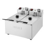 Buffalo Dubbele Friteuse 2x3l 2000w