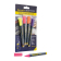 Securit Liquid chalkmarker tropical met 1-2mm Penpunt in geel, roze, oranje, violet (box 4)