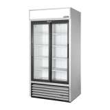 True Staande Dubbele Deur Merchandising Koelkast Aluminium Gdm-33-hc-ld