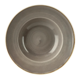 Churchill Stonecast Grey  Kom Met Brede Rand Medium 23.88 cm Pak Van 12