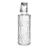 Olympia Geo Glazen Waterfles Met Stop 640 ml (6 Stuks)