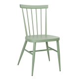 Bolero Windsor Aluminium Groene Stoelen (4 Stuks)