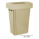 Jantex beige deksel voor 60/80ltr smalle afvalbakken