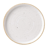 Churchill Stonecast Barley White  Bord Met Opstaande Rand 16 cm Pak Van 6