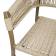 Bolero florence natuurlijk touw twist rieten stoelen (pak van 2)