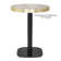 Bolero black cast iron table base 720x420mm