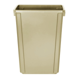 Jantex Smalle Afvalbak Beige 60ltr