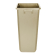 Jantex smalle afvalbak beige 60ltr