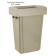 Jantex smalle afvalbak beige 60ltr