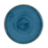 Churchill Stonecast Java Blue Bord Met Opstaande Rand 25.9 cm Pak Van 6