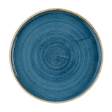 Churchill Stonecast Java Blue Bord Met Opstaande Rand 21 cm Pak Van 6