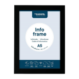 Europel Info Frame / Zelfklevende Set 2 Stuks a5 Zwart