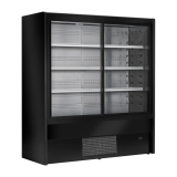 Zoin Cervinho Multideck Display Zwart Met Schuifdeuren 1000mm