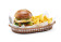 Serveermanden fastfoodstijl, HENDI, Bruin, 6 st., 275x175x(H)38mm