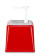 Sausdispenser met pomp, HENDI, 2,5L, Rood, 230x210x(H)327mm