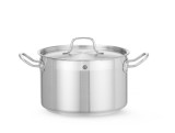 Kookpan Middel - Met Deksel, Hendi, Profi Line, 7l, ⌀240x(h)150mm