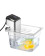 Deksel voor GN containers met uitsparing voor sous vide stick, HENDI, GN 1/2, Transparant, 265x325mm