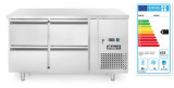 Koelwerkbank Met 4 Lades Profi Line 280l, Arktic, Profi Line, 230v/250w, 1360x700x(h)858mm