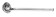 Soeplepel non-drip, HENDI, Profi Line, 0,12L, ⌀80x400mm