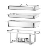 Chafing Dish Gastronorm 1/1, Hendi, Kitchen Line, 9l, 2 St., 600x358x(h)295mm